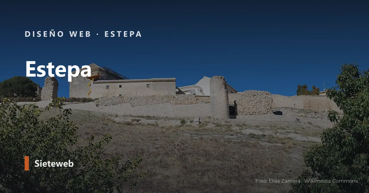 Vista de Estepa, donde Sieteweb diseña webs para pymes