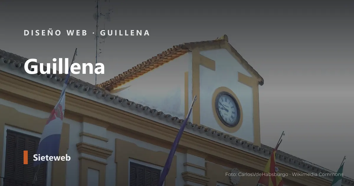 Vista de Guillena, donde Sieteweb diseña webs para pymes
