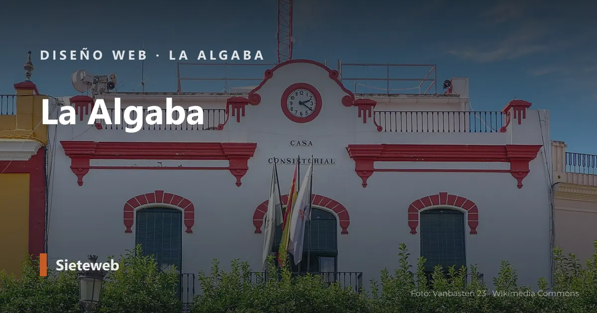 Vista de La Algaba, donde Sieteweb diseña webs para pymes