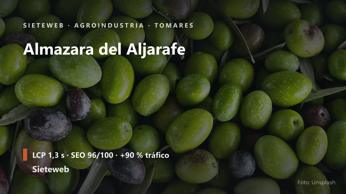 Proyecto Almazara del Aljarafe — Agroindustria · Tomares