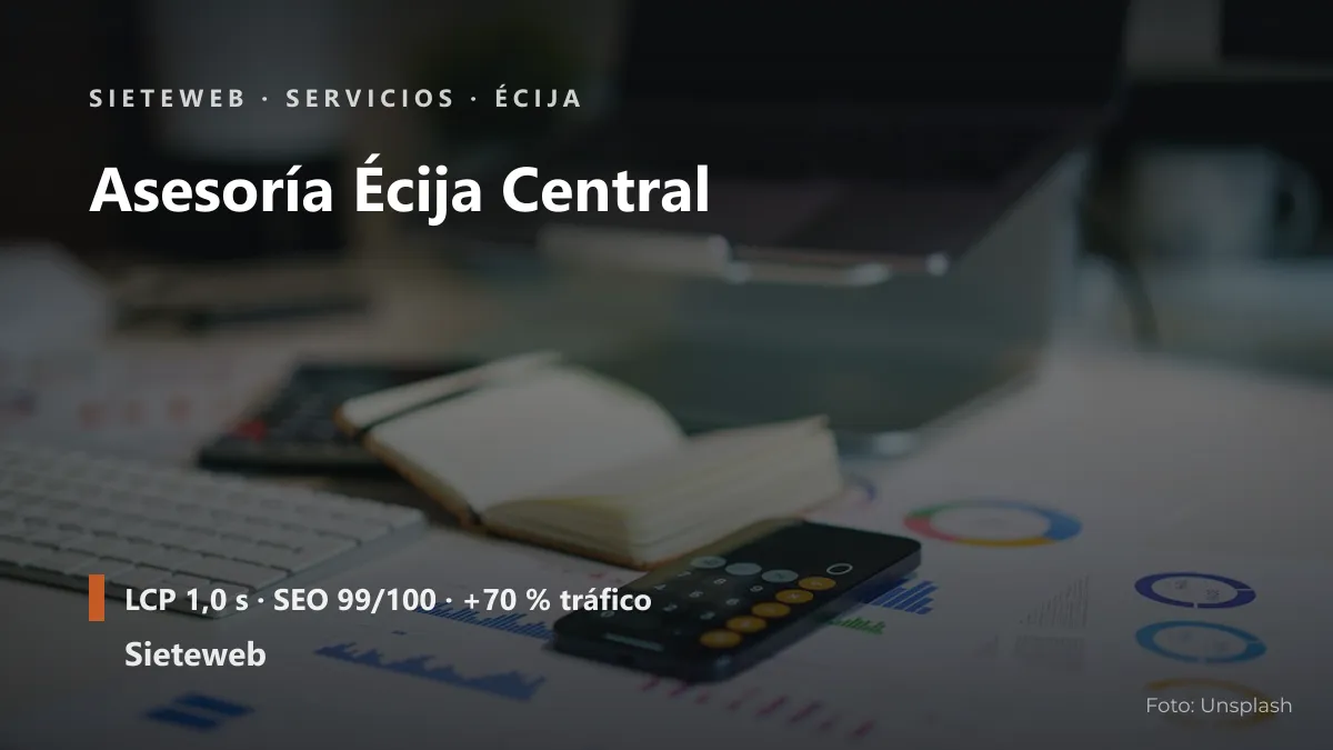 Proyecto Asesoría Écija Central — Servicios · Écija
